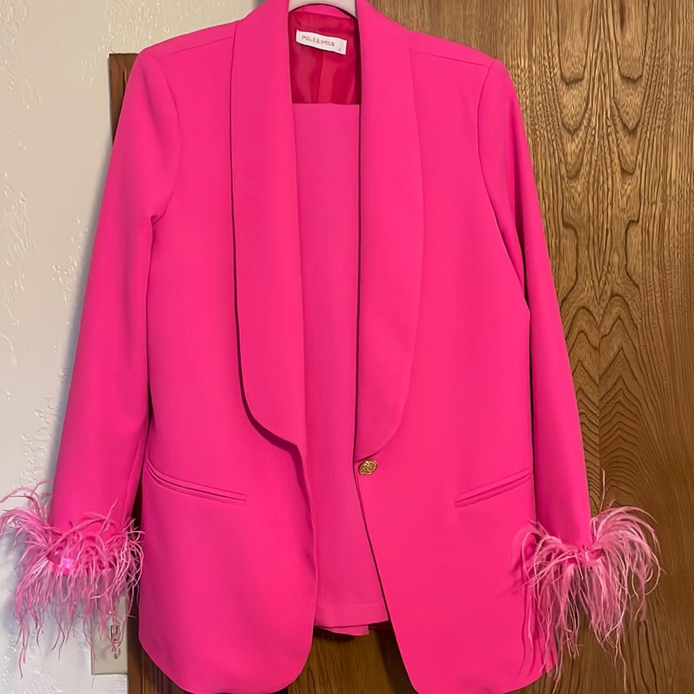 Pink Suit ( Blazer + Pants)